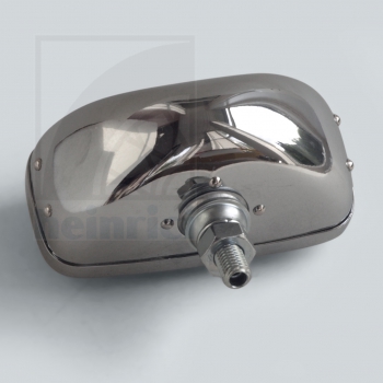 Rückleuchte mit Chromrand, klares Glas