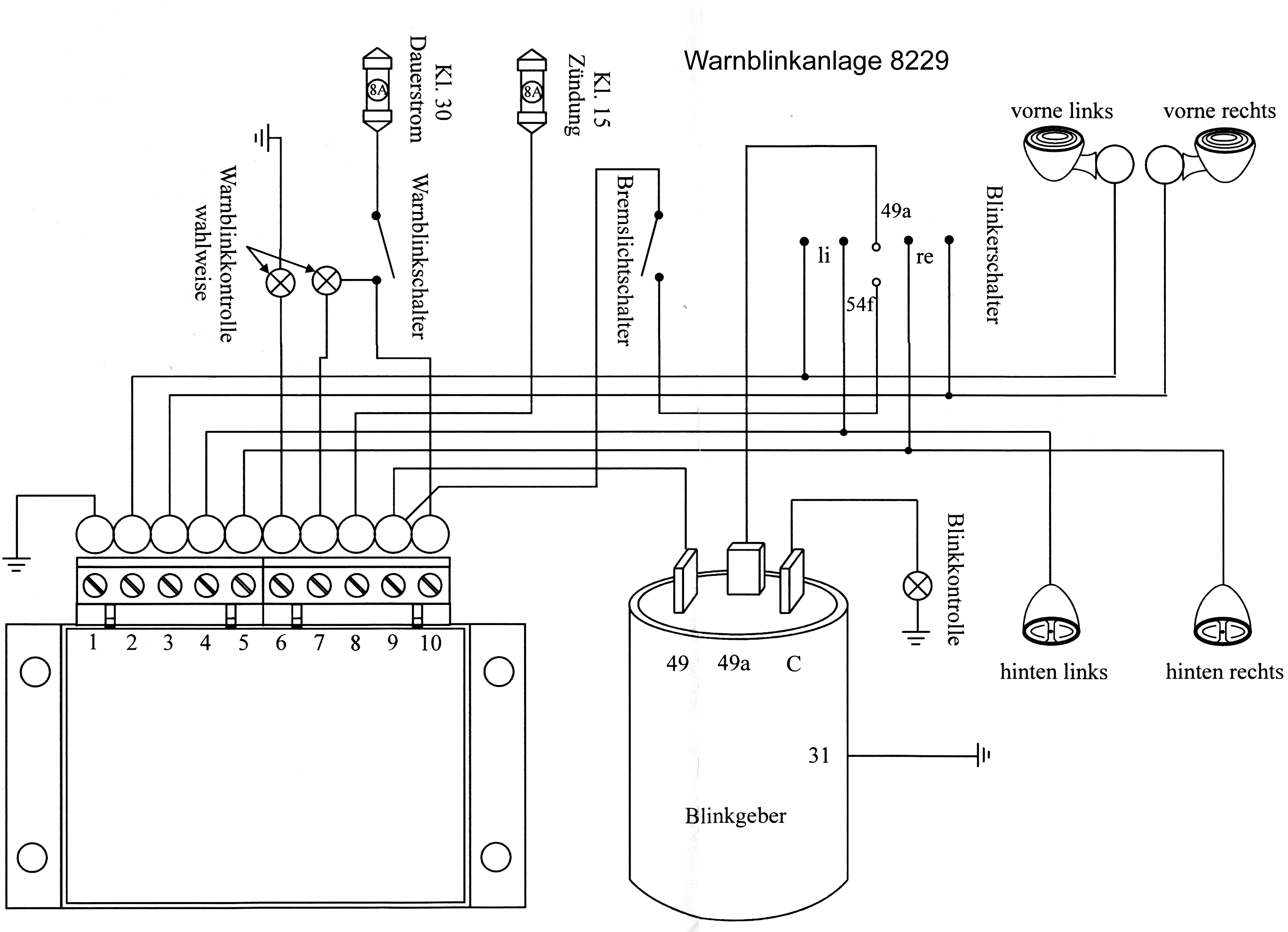 Blinker Nachrusten Schaltplan - Wiring Diagram