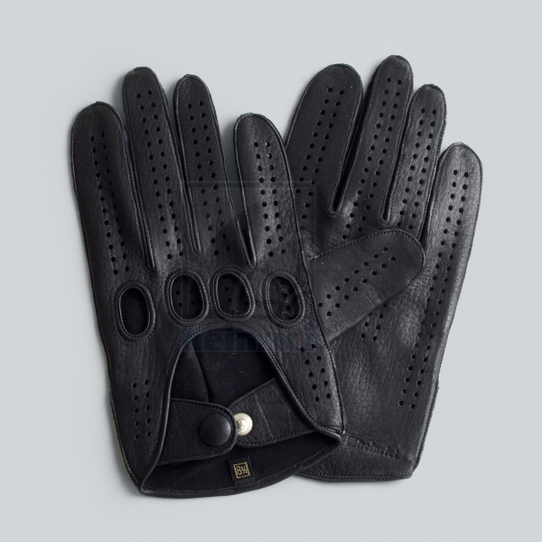 Handschuh aus Hirschleder, schwarz