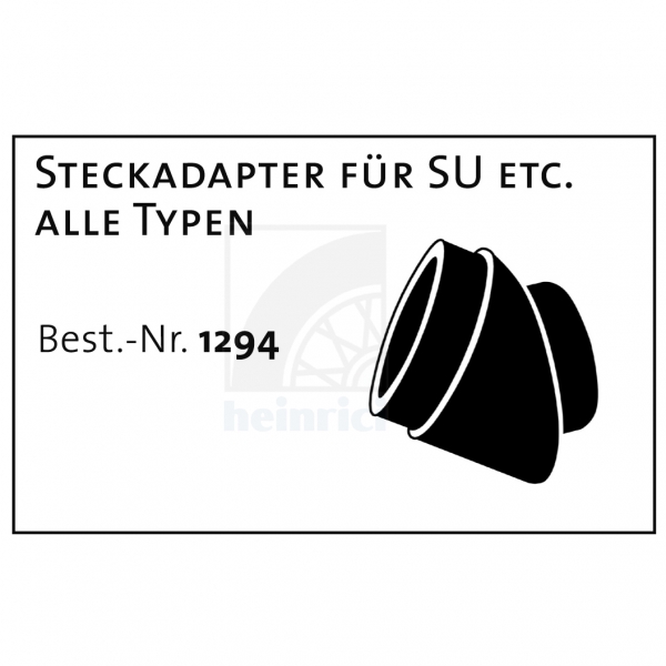 Steckadapter für SU H2, HS2, für Synchrometer BK