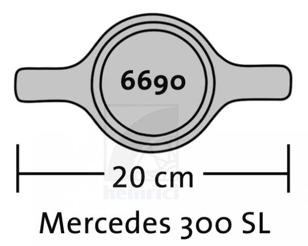 Spezialschlüssel für Mercedes 300 SL Flügelmutter